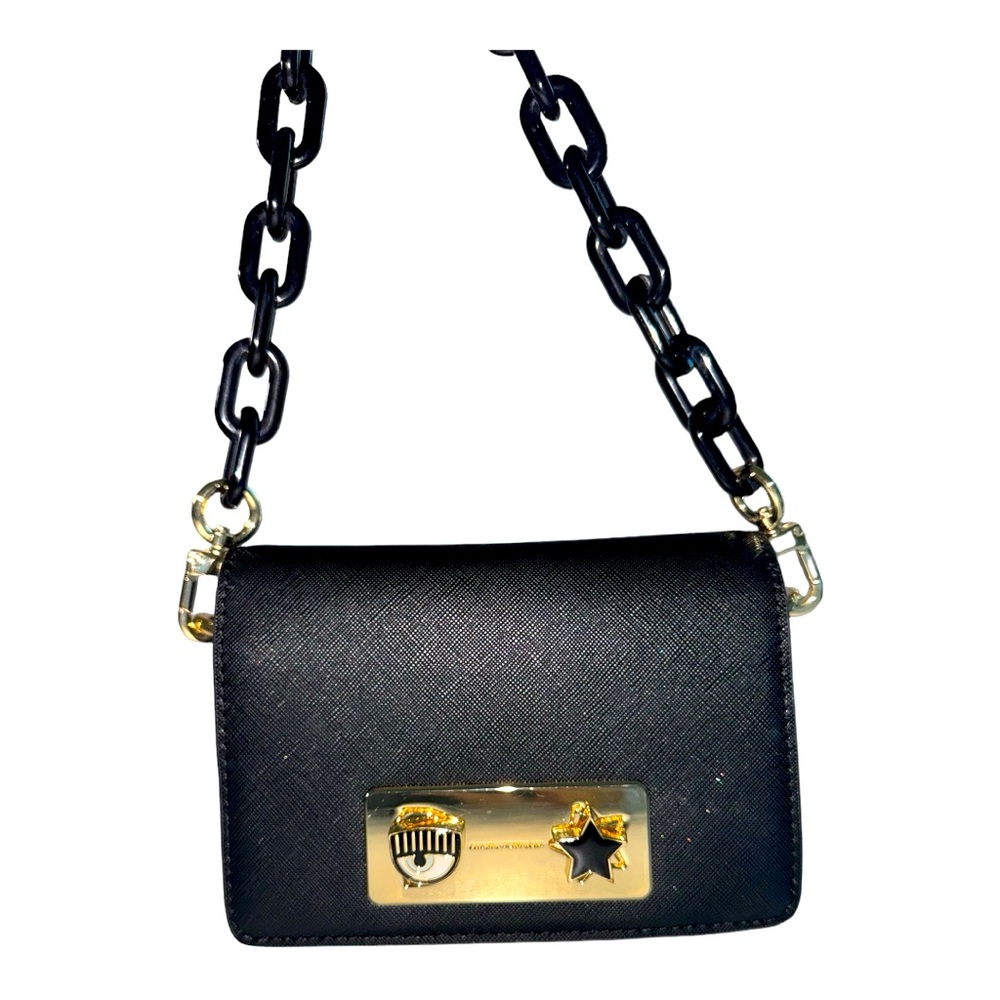 Chiara Ferragni Eye Star Fold-Over Crossbody Bag-never used